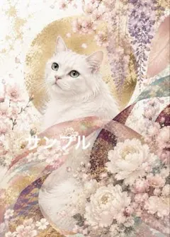 一作限り】白猫 音楽の宮殿 宝石 アート L196 - メルカリ