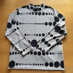 【美品】婦人服ミセス ピュアローズ カットソー 長袖　Lサイズ