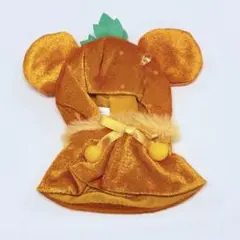 ディズニー ユニベア シークレット コスチューム ポンチョ フルーツ オレンジ
