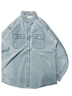 90's〜00's L.L.Bean エルエルビーン コットンワークシャツ L