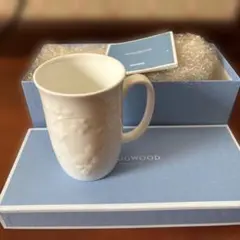 WEDGWOOD WILD STRAWBERRY WHITE マグカップペア