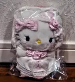 サンリオ ハローキティ ぬいぐるみ マスコットホルダー（ホワイトフリル）