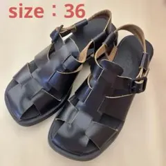 PEZZETTINO グルカサンダル ネイビー Sサイズ dresswell - メルカリ