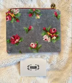 た*ま様 新品】フェイラー リバーシブル　フラットポーチ　FEILER