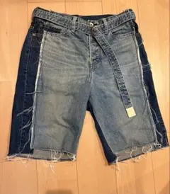 sacai 19SS Dr. woo Docklng Denim Shortsのサムネイル