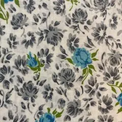 30's レア　ビンテージ生地　レトロ可愛い花柄