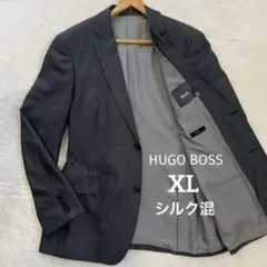 BOSS ヒューゴボス テーラードジャケット グレー 52 シルク混のサムネイル