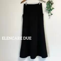 ELENCARE DUE＊黒 ロングスカート グリーンパークス ブラックのサムネイル