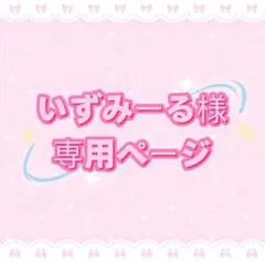 いずみーる様専用ページ