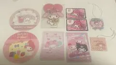 マイメロ コースター アクリルスタンドチャーム カード シール