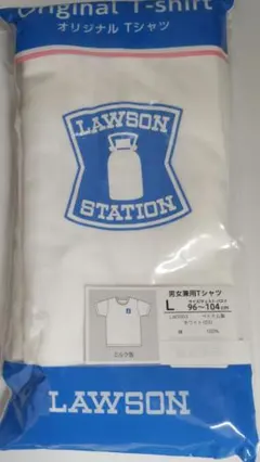 LAWSON オリジナルTシャツ ミルク缶 L
