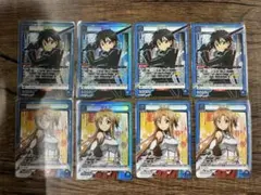 ユニオンアリーナ SAO キリト アスナ SR8枚セット - メルカリ