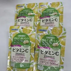 かんでおいしいチュアブルサプリ ビタミンC 120粒　4袋のサムネイル