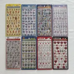 【正規品】ボンボンドロップシールミニ ディズニー コンプリート 8種セット
