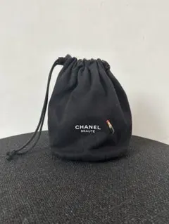 ぴ*ぴ様 7月終了　CHANEL ノベルティ 黒いキャンバス巾着ポーチ
