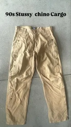 紺タグ 90s old Stussy オールド ステューシー チノカーゴのサムネイル