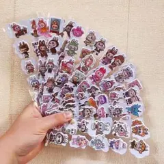 ラブブlabubu シール　ステッカー　立体　10シールセット
