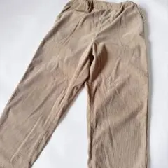 コムサイズム コーデュロイパンツ 130A ベージュ