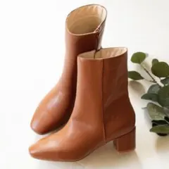 キャメル ブーツ
