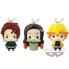 鬼滅の刃　3体セット　ゆらゆらマスコット　炭治郎　禰豆子　善逸