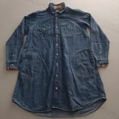 デニム　ロングシャツのサムネイル