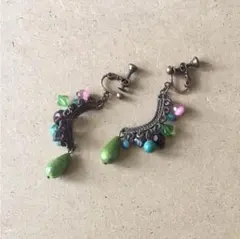 アジアン ハンドメイド イヤリング
