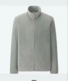 UNIQLO フリースフルジップジャケット M グレー　フリースジャケット