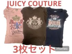 JUICY COUTURE ジューシークチュール Tシャツ ピンク ネイビー 茶のサムネイル