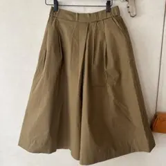 スタジオクリップ　 《days》 コットンレーヨンリネンキュロットパンツ