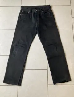 Levi's 501 ブラック ストレートデニム W30 L30