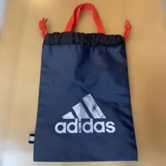【adidas】 黒 上履き入れ