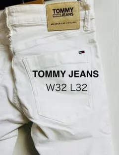 TOMMY JEANS W32 L32 トミーヒルヒィガー 白のサムネイル