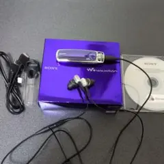 【ジャンク】SONY WALKMAN NW-S705F パープル Sony NW-S705F Walkman Digital Music Player 2GB MP3 Portable Used