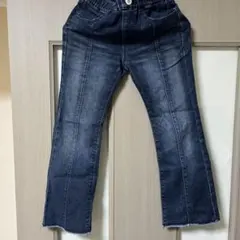 デニム風ストレートレッグパンツ 140