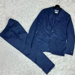 未使用級✨ B&Y リネン 洗える TORAY トラベルスーツ ネイビー Mのサムネイル