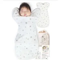 星柄 スワドル　Mサイズ 収納袋付き