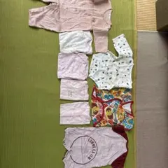 70〜新生児　ベビー服肌着8点セット コットン 95cm以下