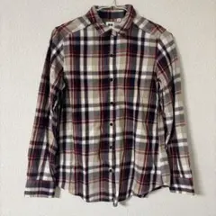 UNIQLO チェック柄 長袖シャツ