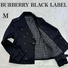 美品 BURBERRY BLACK LABEL M テーラード ライダース