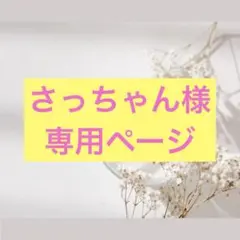 さっちゃん様専用ページ