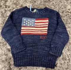 Ralph Lauren アメリカ国旗 ニットセーター　3T