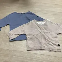 ベビー 長袖Tシャツ 2枚セット 90