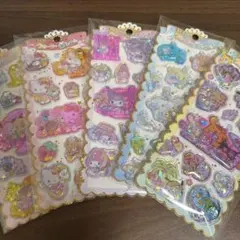 《正規品》サンリオキラキラウォーターインシール　　5枚セット