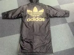 《レア》日本製 90年 アディダスオリジナルス デカロゴベンチコート デサント社