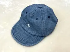【ミッキー柄】apres les cours 子供用　帽子　キャップ　デニム