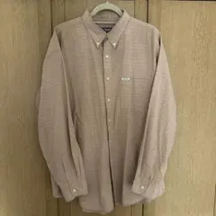 CHAPS RALPH LAUREN チェック柄長袖シャツ ブラウン　XXL