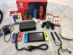 Nintendo Switch 本体 青/黄/赤/水色 美品 Switch