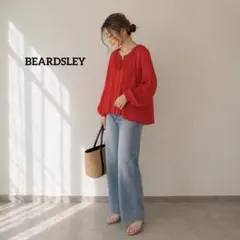 美品】BEARDSLEY 花柄 長袖 ブラウス 袖シャーリング F - メルカリ