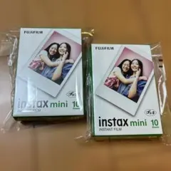 FUJIFILM instax mini インスタントフィルム 10枚入り×2
