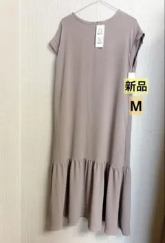 マタニティワンピースM マタニティウェアM 半袖ワンピースマタニティ　新品
